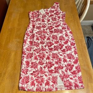 Ladies one shoulder in the style dress